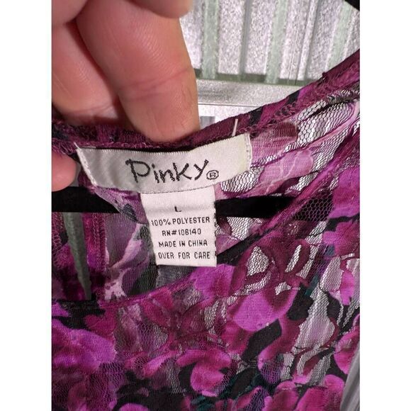 Pinky Pink Floral Lined Summer Dress with POCKETS - Picture 3 of 5